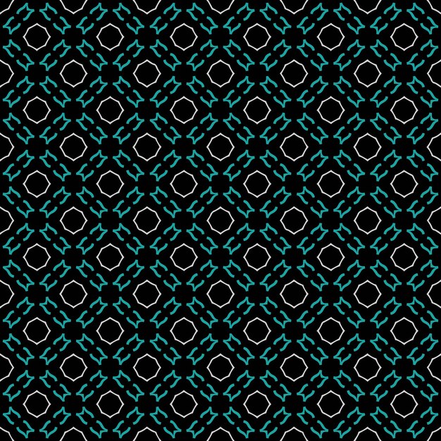 Patrón abstracto sin costuras multicolor Fondo y telón de fondo multicolor Diseño ornamental colorido Ornamentos de mosaico de colores Ilustración gráfica vectorial