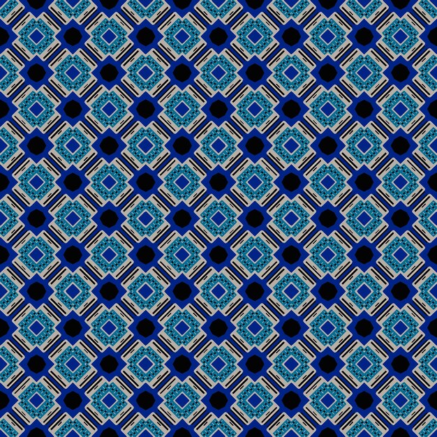 Patrón abstracto sin costuras multicolor Fondo y telón de fondo multicolor Diseño ornamental colorido Ornamentos de mosaico de colores Ilustración gráfica vectorial