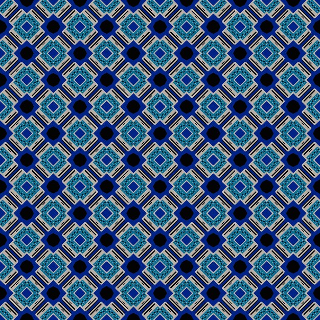 Patrón abstracto sin costuras multicolor Fondo y telón de fondo multicolor Diseño ornamental colorido Ornamentos de mosaico de colores Ilustración gráfica vectorial