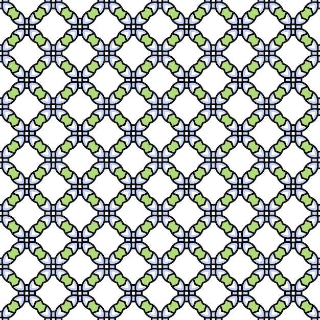 Patrón abstracto sin costuras multicolor Fondo y telón de fondo multicolor Diseño ornamental colorido Ornamentos de mosaico de colores Ilustración gráfica vectorial