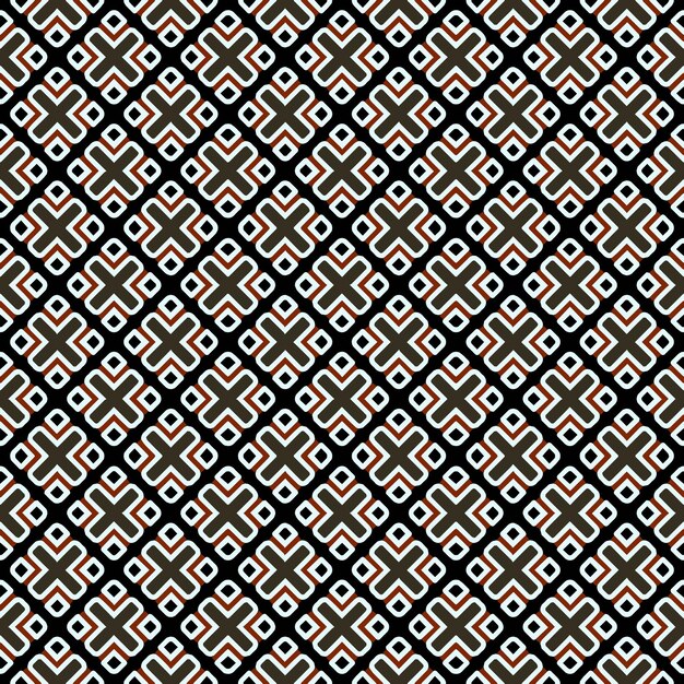 Patrón abstracto sin costuras multicolor Fondo y telón de fondo multicolor Diseño ornamental colorido Ornamentos de mosaico de colores Ilustración gráfica vectorial