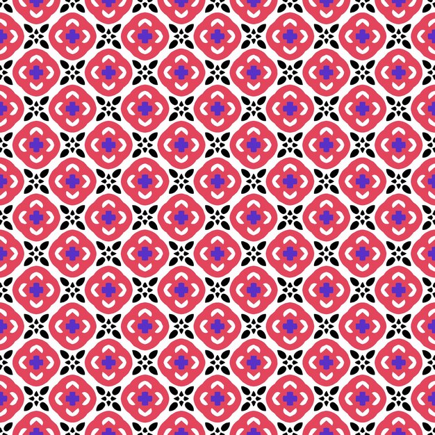 Patrón abstracto sin costuras multicolor Fondo y telón de fondo multicolor Diseño ornamental colorido Ornamentos de mosaico de colores Ilustración gráfica vectorial