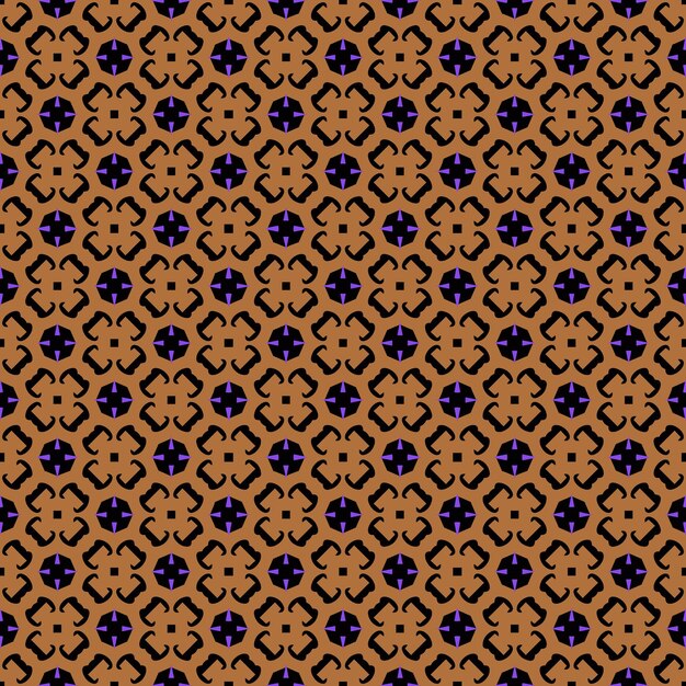 Patrón abstracto sin costuras multicolor Fondo y telón de fondo multicolor Diseño ornamental colorido Ornamentos de mosaico de colores Ilustración gráfica vectorial