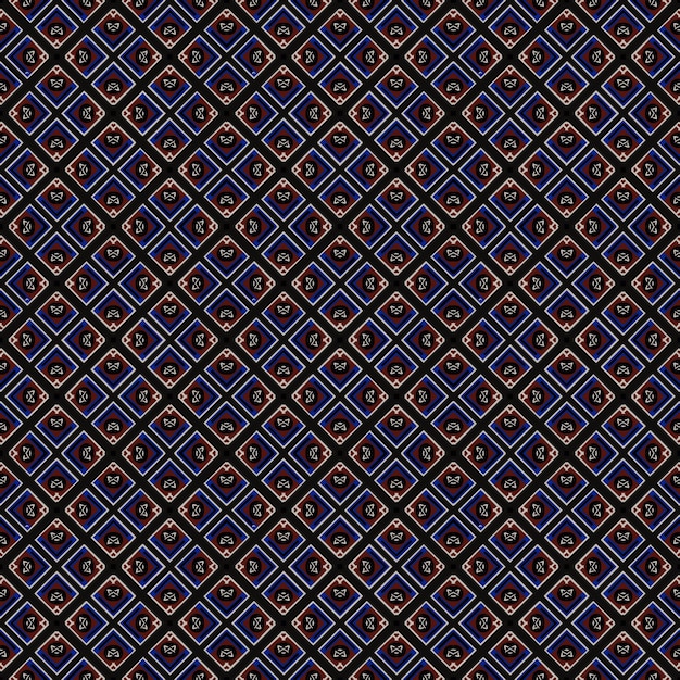 Patrón abstracto sin costuras multicolor Fondo y telón de fondo multicolor Diseño ornamental colorido Ornamentos de mosaico de colores Ilustración gráfica vectorial