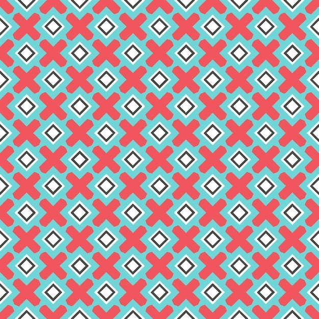 Patrón abstracto sin costuras multicolor Fondo y telón de fondo multicolor Diseño ornamental colorido Ornamentos de mosaico de colores Ilustración gráfica vectorial