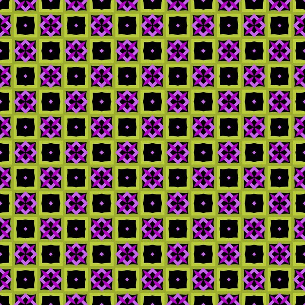 Patrón abstracto sin costuras multicolor Fondo y telón de fondo multicolor Diseño ornamental colorido Ornamentos de mosaico de colores Ilustración gráfica vectorial