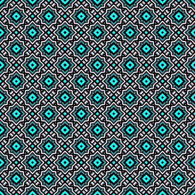 Patrón abstracto sin costuras multicolor Fondo y telón de fondo multicolor Diseño ornamental colorido Ornamentos de mosaico de colores Ilustración gráfica vectorial