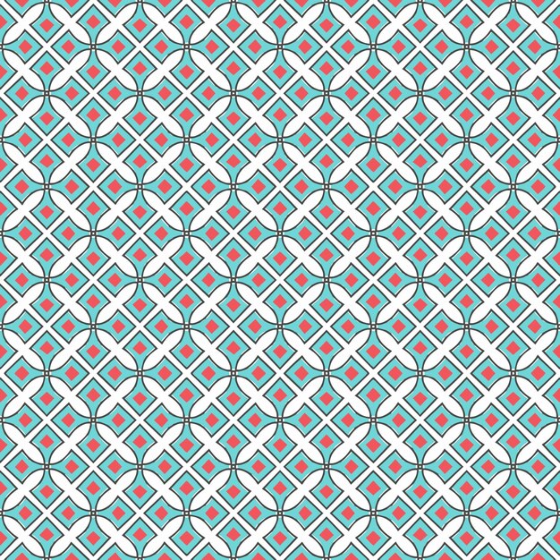 Patrón abstracto sin costuras multicolor Fondo y telón de fondo multicolor Diseño ornamental colorido Ornamentos de mosaico de colores Ilustración gráfica vectorial