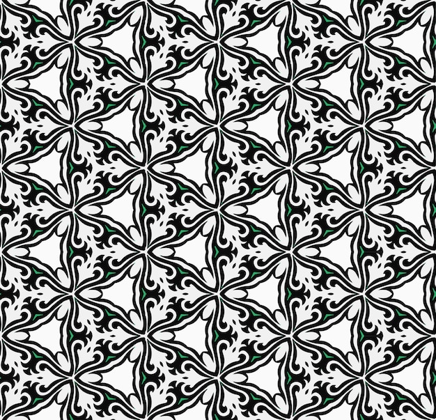 Patrón abstracto sin costuras multicolor Fondo y telón de fondo multicolor Diseño ornamental colorido Ornamentos de mosaico de colores Ilustración gráfica vectorial