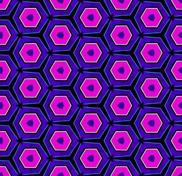 Patrón abstracto sin costuras multicolor Fondo y telón de fondo multicolor Diseño ornamental colorido Ornamentos de mosaico de colores Ilustración gráfica vectorial