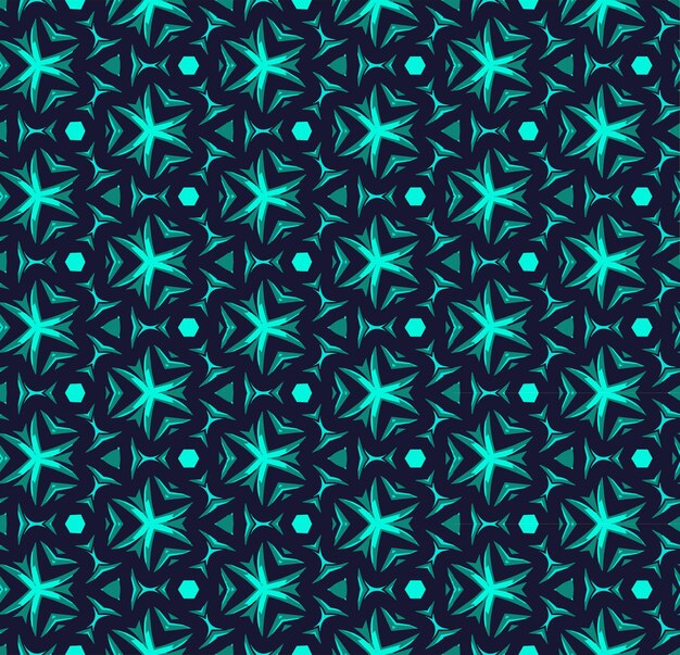 Patrón abstracto sin costuras multicolor Fondo y telón de fondo multicolor Diseño ornamental colorido Ornamentos de mosaico de colores Ilustración gráfica vectorial