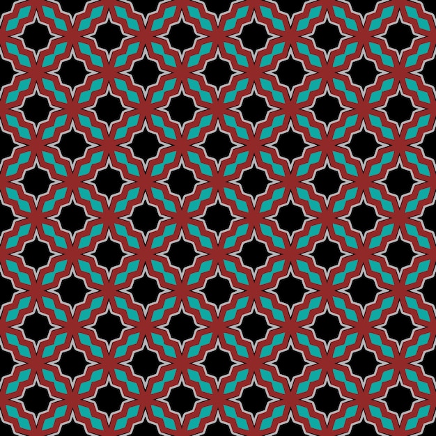 Patrón abstracto sin costuras multicolor Fondo y telón de fondo multicolor Diseño ornamental colorido Ornamentos de mosaico de colores