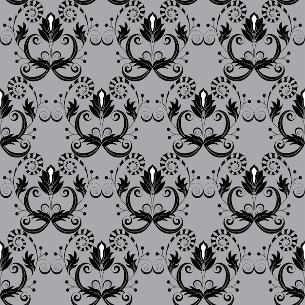 Patrón abstracto sin costuras Textura ornamentada elegante en estilo barroco Ilustración vectorial Se puede utilizar para papel tapiz textiles papel de envolver página relleno diseño página web fondoxAxA