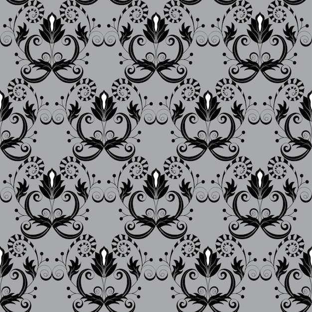 Vector patrón abstracto sin costuras textura ornamentada elegante en estilo barroco ilustración vectorial se puede utilizar para papel tapiz textiles papel de envolver página relleno diseño página web fondoxaxa