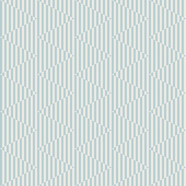 Un patrón abstracto y sin costuras de triángulos rayados, zigzags. beige y azul.