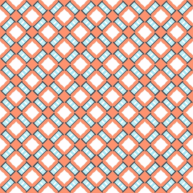 Patrón abstracto sin costuras de varios colores Fondo y telón de fondo Diseño ornamental colorido multicolor Adornos de mosaico de colores Ilustración gráfica vectorial