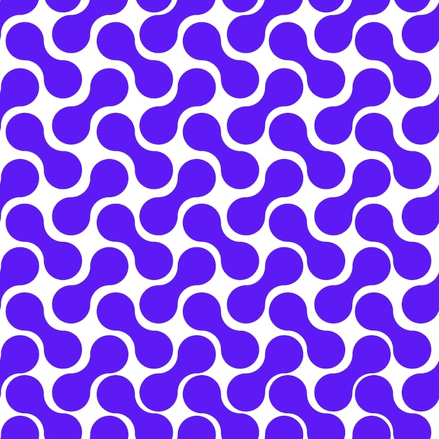 Patrón abstracto sin costuras vectorial con elementos azules brillantes sobre un fondo blanco