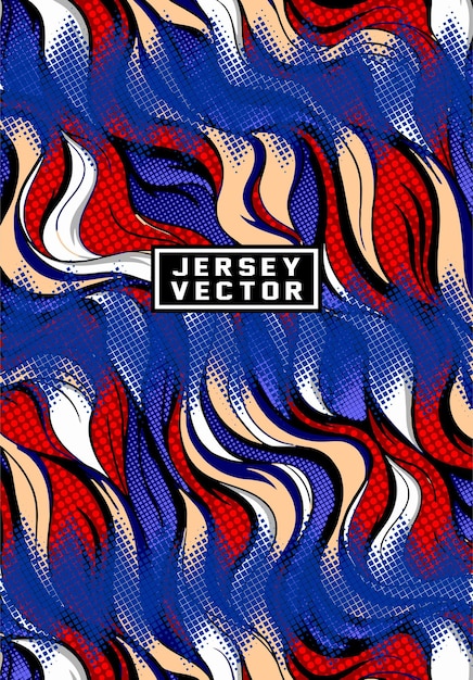 patrón abstracto deportivo para la sublimación camiseta deportiva