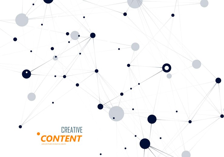 Vector patrón abstracto para el diseño web línea punteada puntos vectoriales de fondo