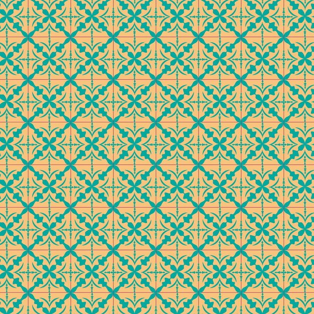 Patrón abstracto con estilo geométrico Vector Premium
