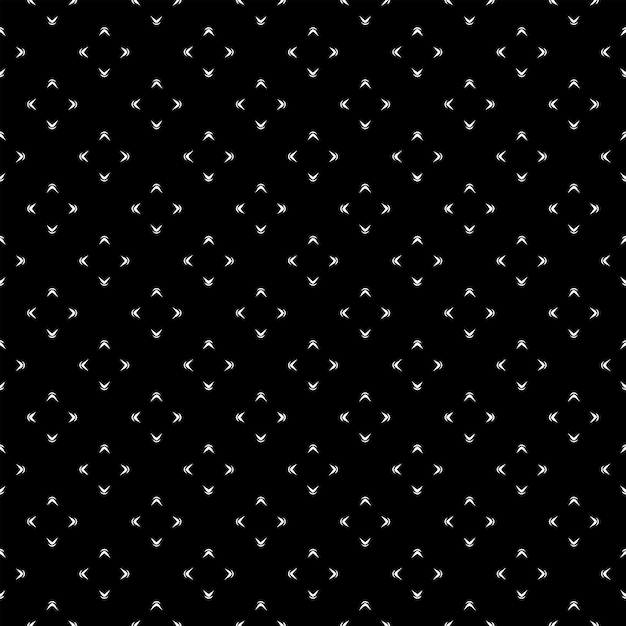 Patrón abstracto sin fisuras en blanco y negro. Fondo y telón de fondo. Diseño ornamental en escala de grises.