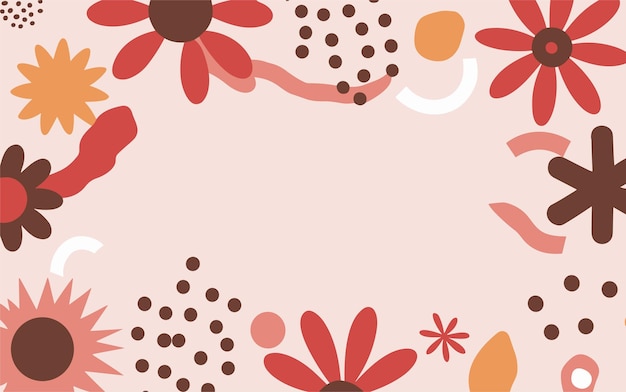 Patrón abstracto de fondo floral