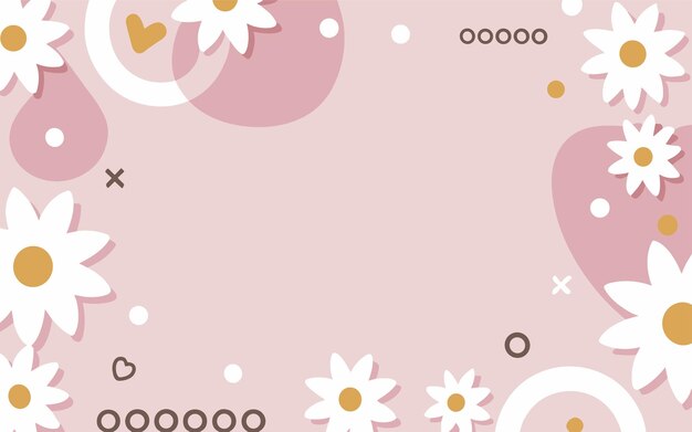 Patrón abstracto de fondo floral