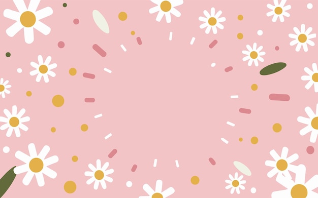 Patrón abstracto de fondo floral
