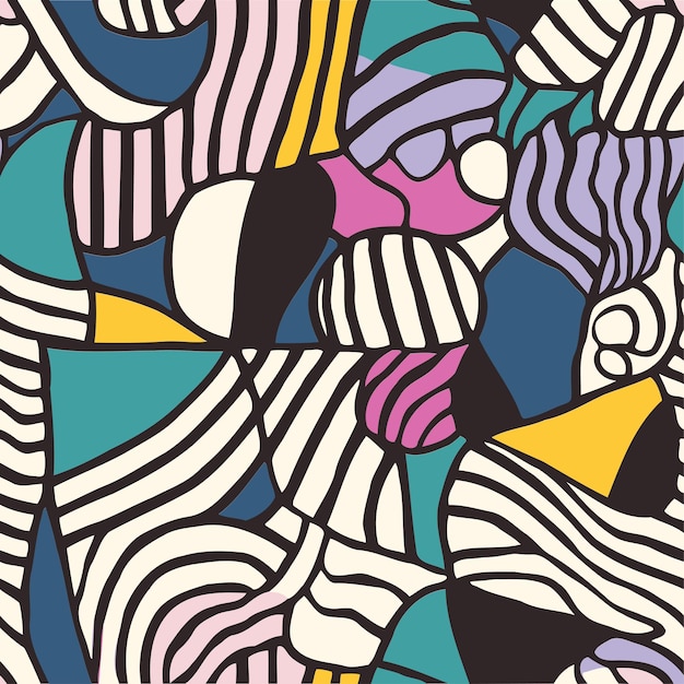 Patrón abstracto con fondo moderno creativo