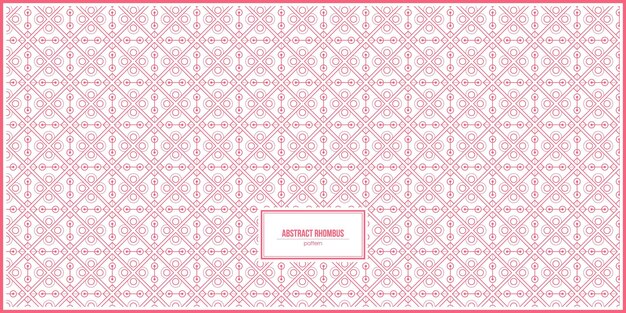 patrón abstracto de forma de rombo rosa