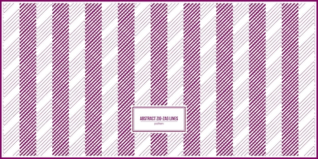 Patrón abstracto de líneas en zig-zag con barras de rayas en negrita