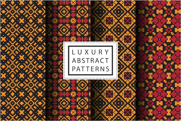 Patrón abstracto de lujo en estilo mosaico