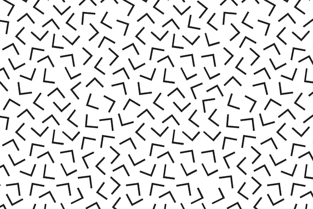 Patrón abstracto de memphis sobre fondo blanco.