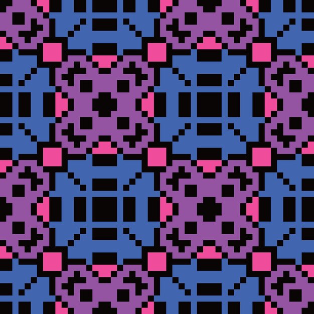 patrón abstracto de píxeles sin costuras