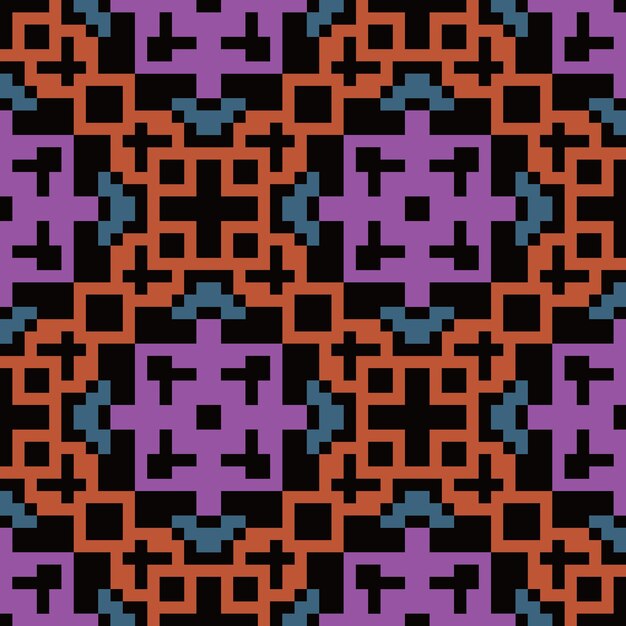 patrón abstracto de píxeles sin costuras