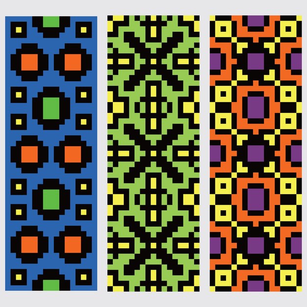 patrón abstracto de píxeles sin costuras
