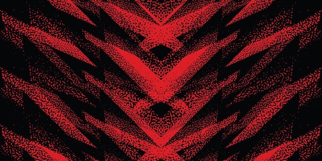 Patrón abstracto rojo y negro sin inconvenientes Se puede usar en textiles para el fondo de jersey de diseño de libros