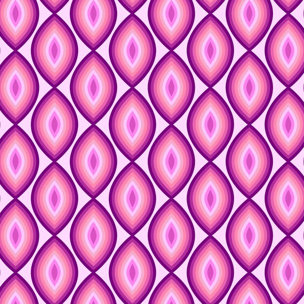 Patrón abstracto en tonos de vector rosa y violeta