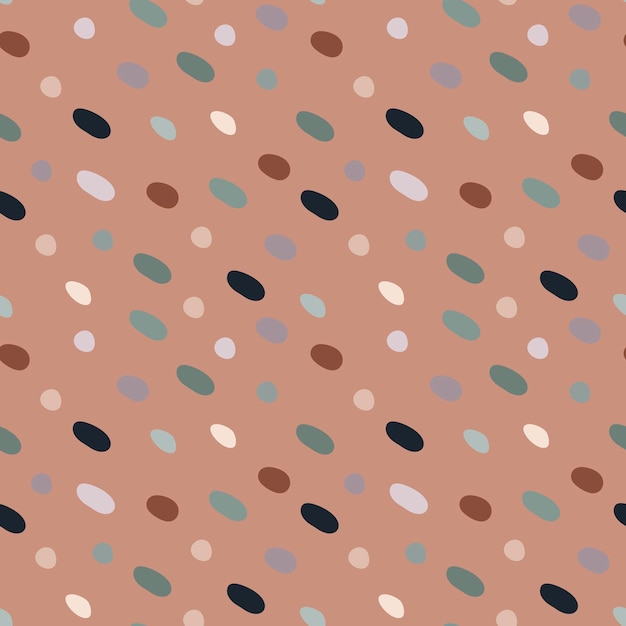 Patrón abstracto vector transparente con manchas multicolores