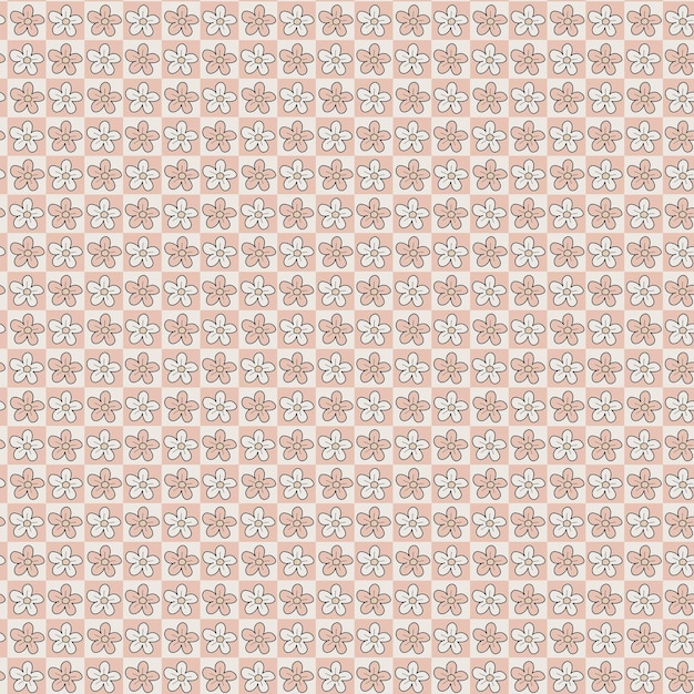 patrón abstracto vectorial dibujado a mano patrón floral sin costuras adecuado para ropa de diseño de sábanas
