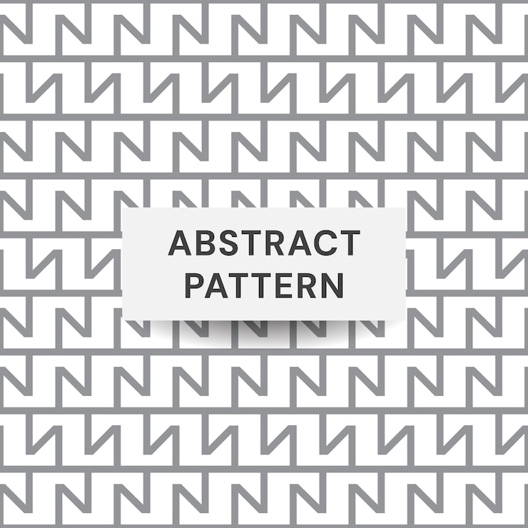 Vector patrón abstracto de zig zag con líneas rectas