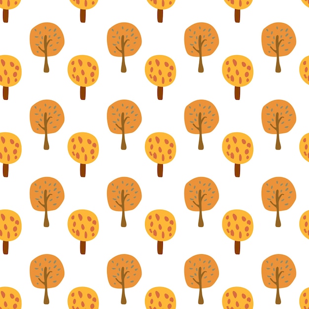 Patrón de Acción de Gracias de otoño con hojas y plantas de otoño animales diseño de tela lindo