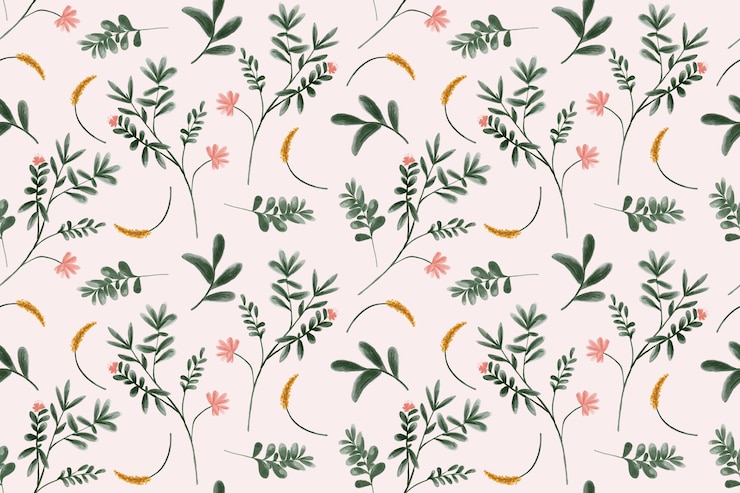 Vector patrón de acuarela floral