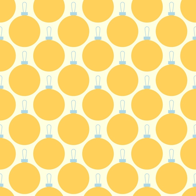 Patrón de adorno navideño de color amarillo vivo para imprimir textiles de envoltura