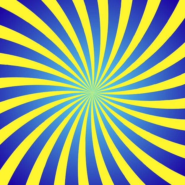 un patrón amarillo y azul con un fondo azul