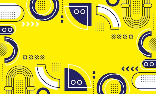 un patrón amarillo y azul con el número 3 en él