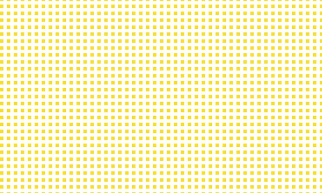 un patrón amarillo y blanco con los cuadrados amarillos sobre un fondo blanco