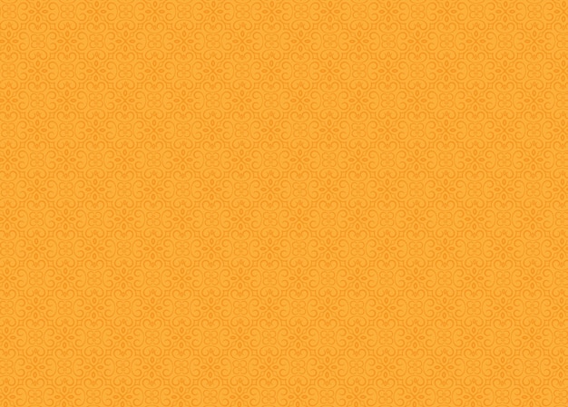 Patrón amarillo y naranja Ornamento transparente Decorar Fondo Diseño Imagen Vector