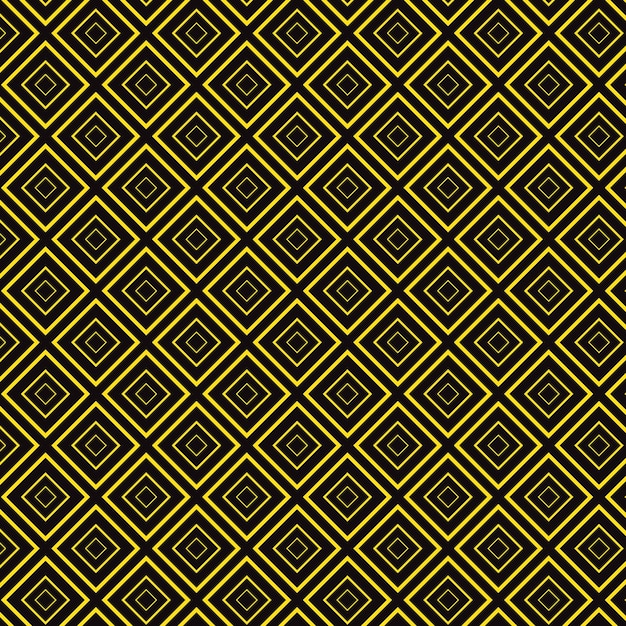 el patrón amarillo y negro de los cuadrados negros y amarillos