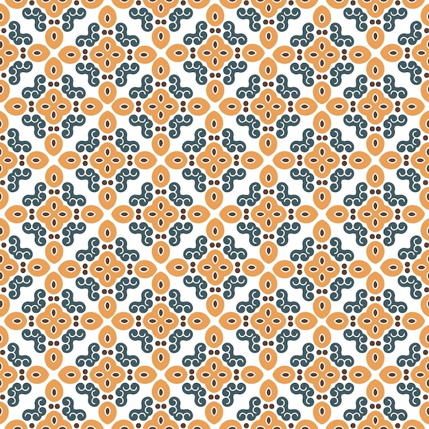 Patrón árabe sin costuras ornamento geométrico islámico Impresión de fondo vectorial